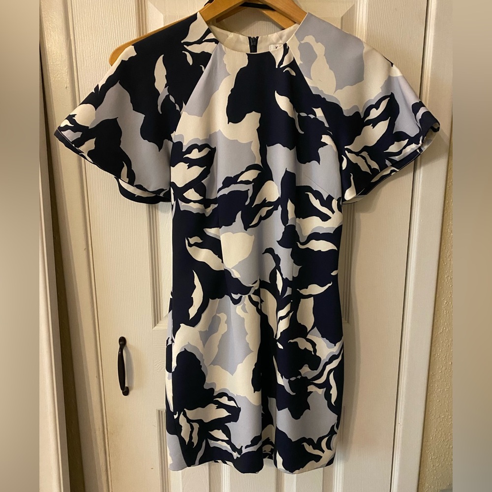 KEEPSAKE the Label Navy and Cream Dress - Picture 4 of 4